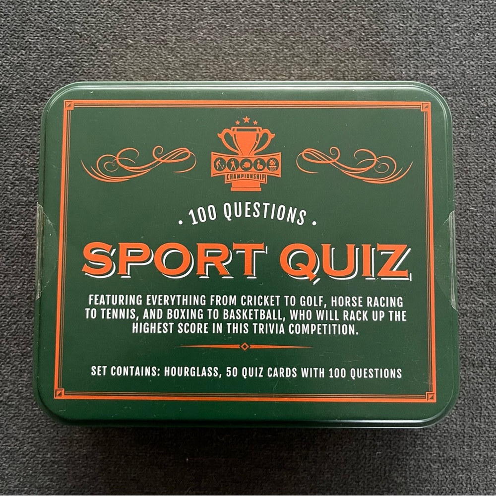 Sport Quiz 100 Questions Championship